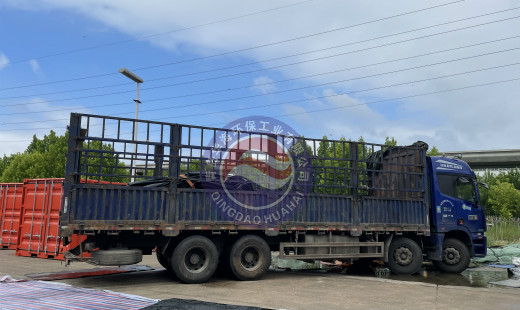 華海完成國內(nèi)客戶訂購的橡膠水壩