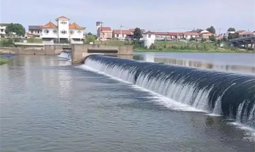 沙河橡膠壩蓄水，為3.75萬(wàn)畝農(nóng)田解渴